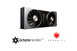 Rendimiento y Escalado Multi-GPU en Octane y Redshift con Geforce RTX