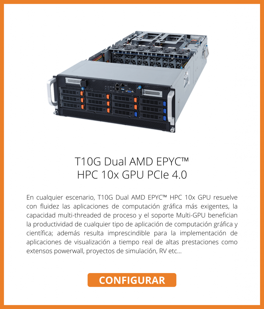 T10G Dual AMD EPYC HPC 10x GPU PCIe 4.0