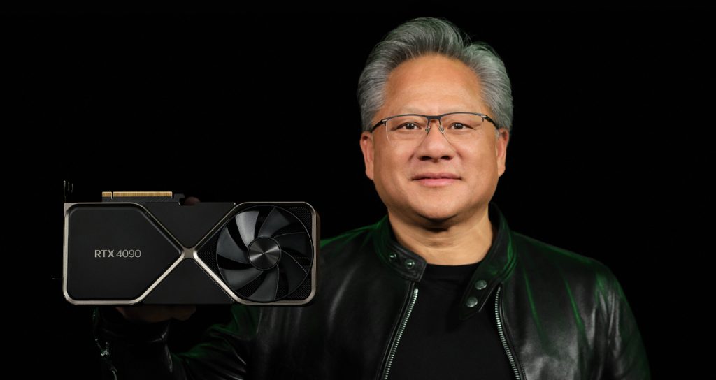 Huang presentando la GPU 4090