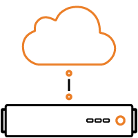 Icono Virtualización y Cloud