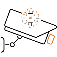Icono Inteligencia Artificial de las Cosas (AIoT)