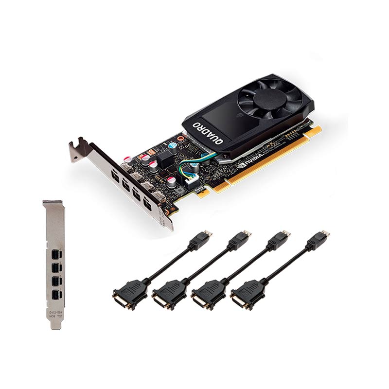 PNY NVIDIA Quadro P1000 4GB GDDR5X DVI RETAIL 