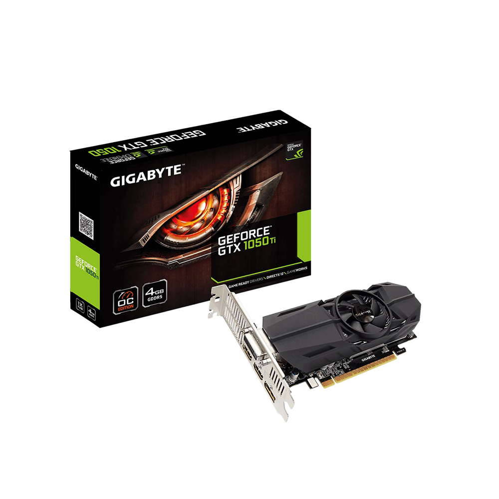 Gigabyte GeForce GTX 1050Ti OC 4GB GDDR5 Low Profile